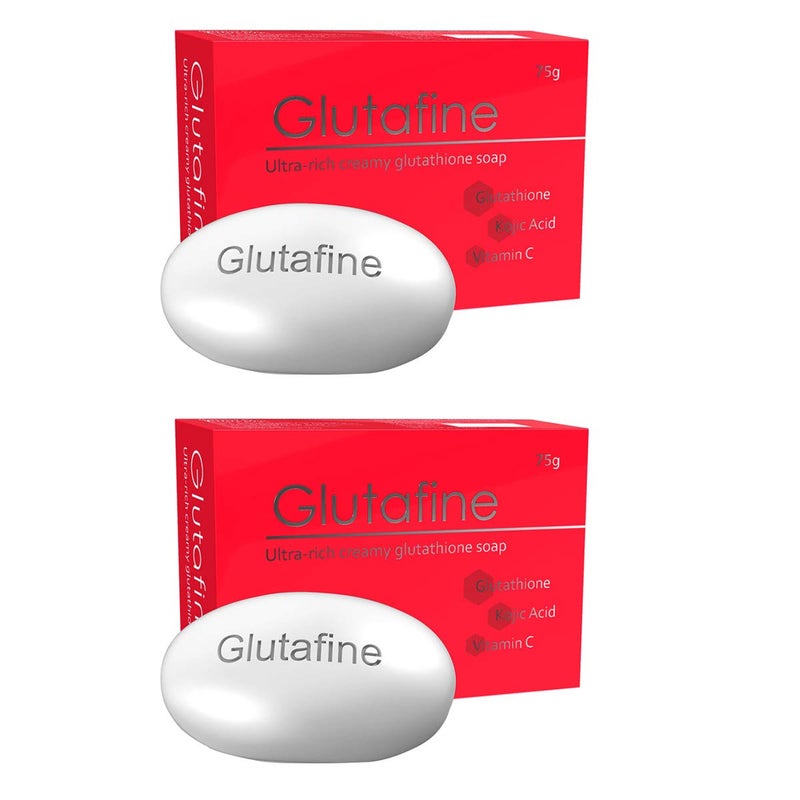 ETHIGLO Glutafine Soap 75g Pack of 2 - Image 1