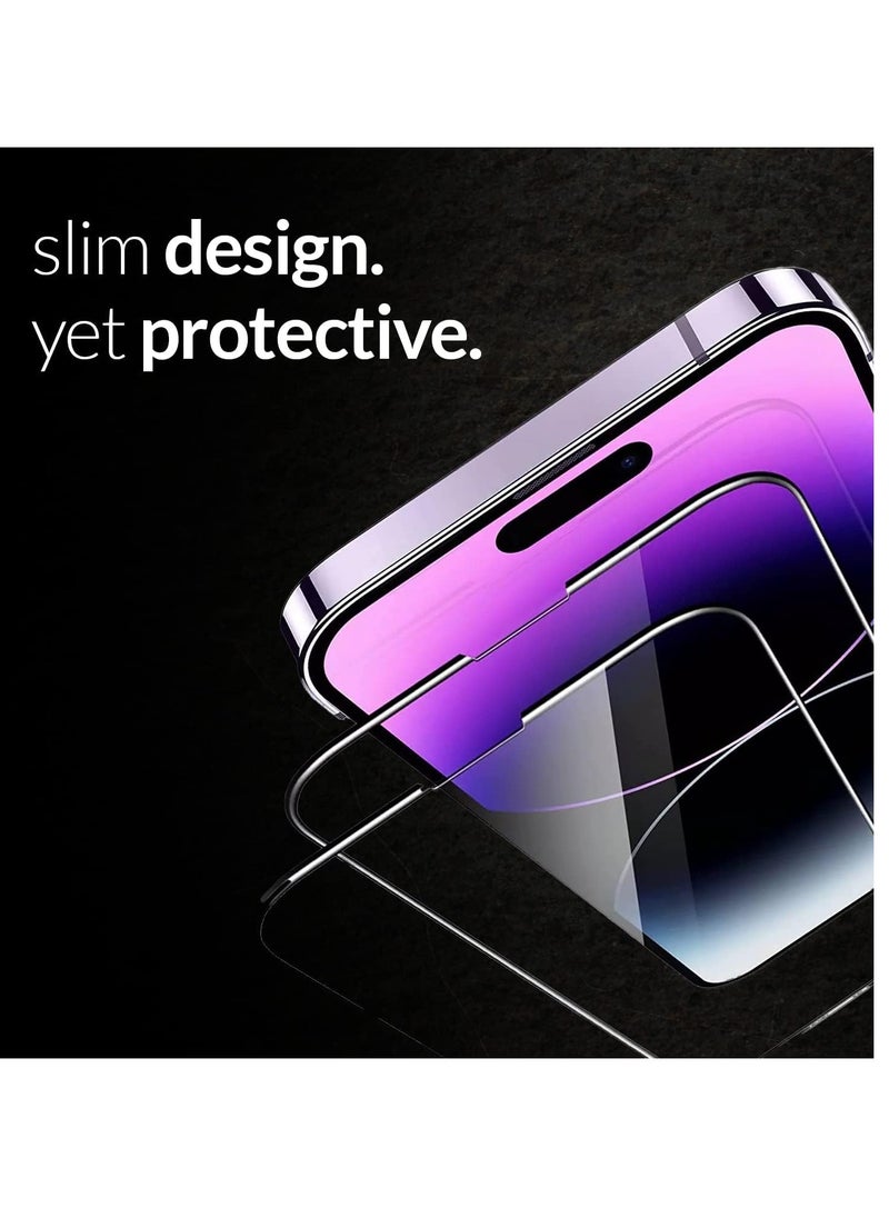 ELTRAZONE - 6 in1 iPhone 14 Pro Max Case with 2 Set Lens Protector + 2 Pcs 9H Tempered Glass Screen Protector No Yellowing Full Body Protection Clear Shockproof Protective Case Clearing Kit Free - Image 1