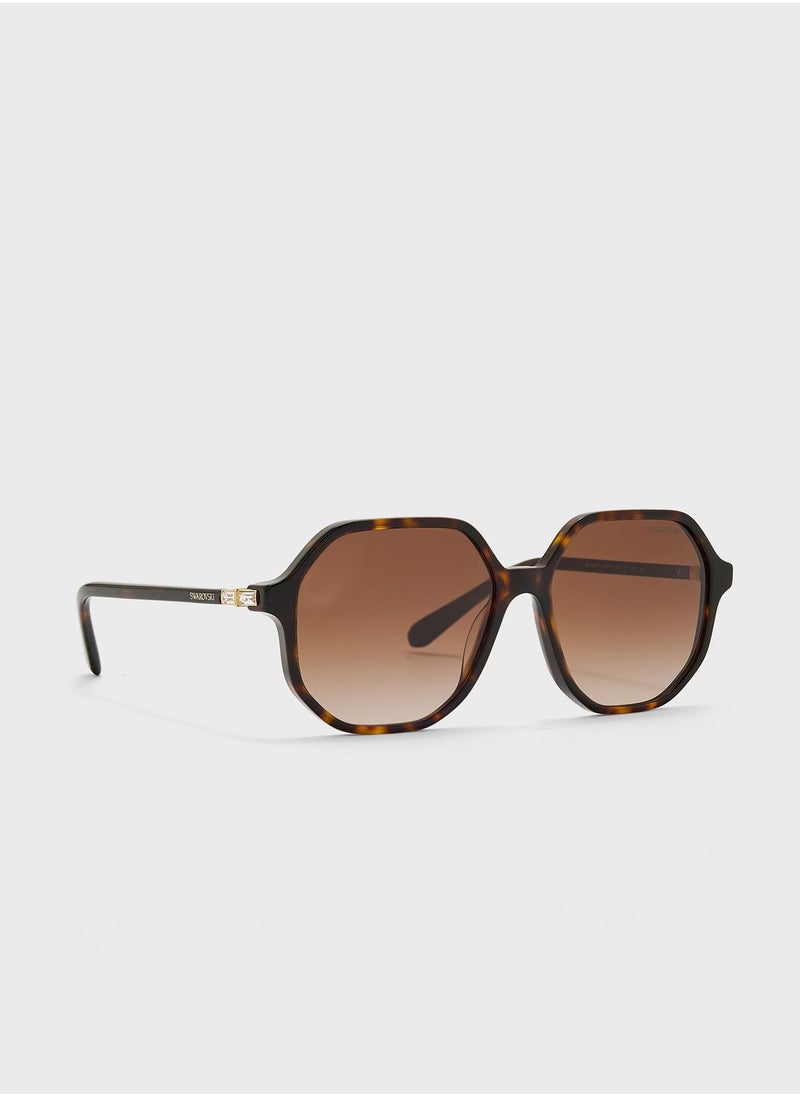 SWAROVSKI - 0Sk6003 Oversized Sunglasses - Image 1