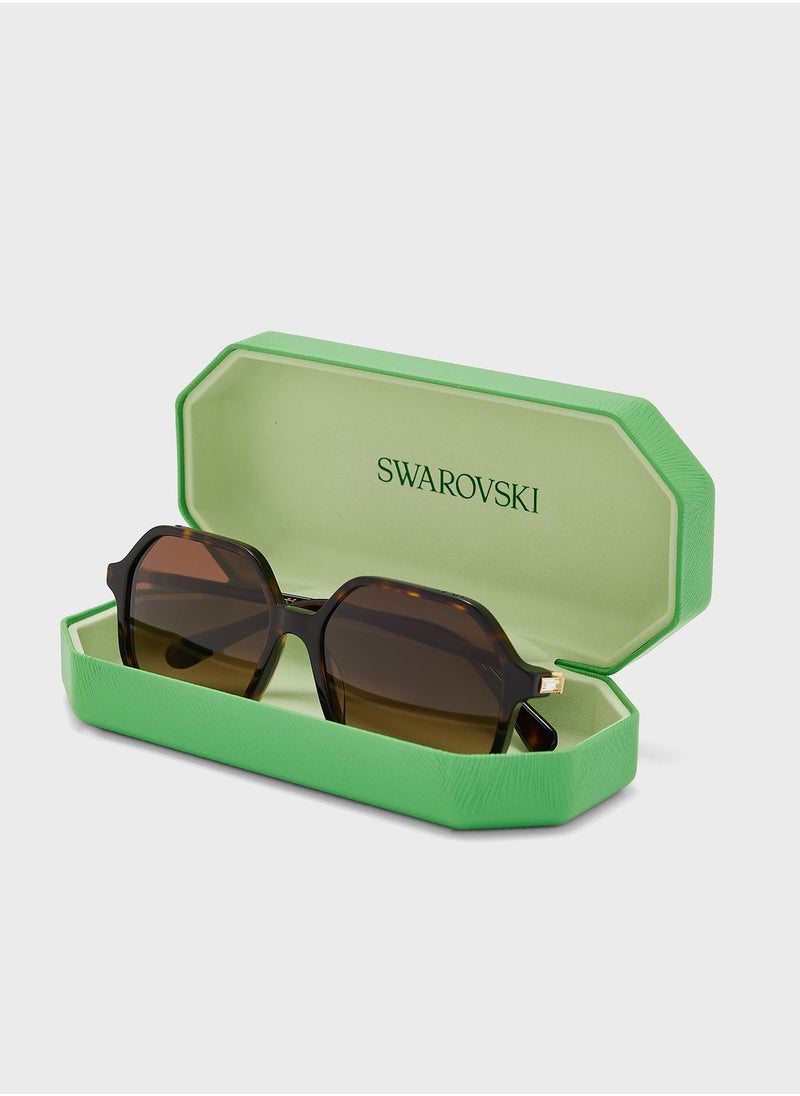 SWAROVSKI - 0Sk6003 Oversized Sunglasses - Image 1