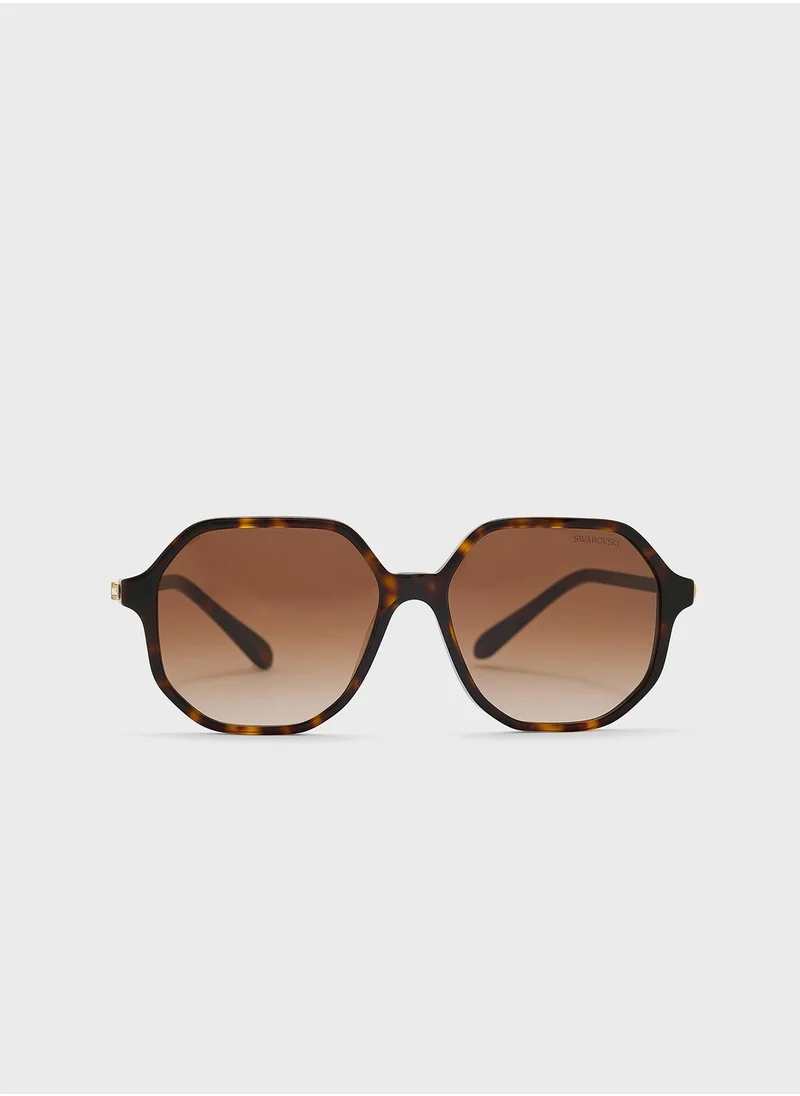 SWAROVSKI 0Sk6003 Oversized Sunglasses