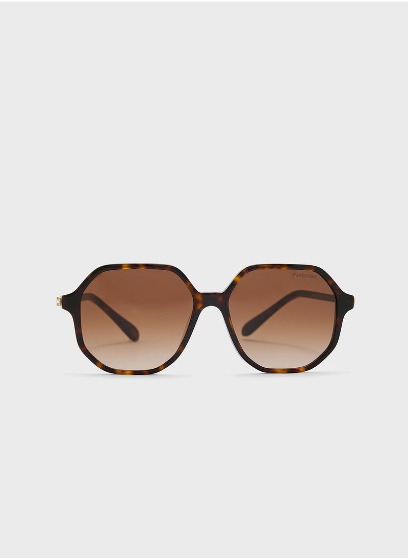SWAROVSKI - 0Sk6003 Oversized Sunglasses - Image 1