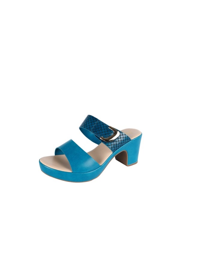 Michelle Morgan 092-2329 Michelle Morgan Ladies Sandals 914RJ256 Turquoise 36  - Image 3