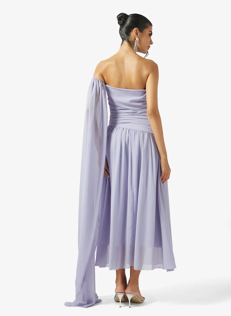 Ella Limited Edition  One Shoulder Draped Dress for Women | Best Price UAE