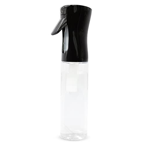 Colortrak Spray Bottle Empty 12 Oz Continuous Mist, Reusable Clear Spray Bottle, Hair Styling, Indoor Plants, Cleaning, Misting & Skin Care - 354ml - Image 1