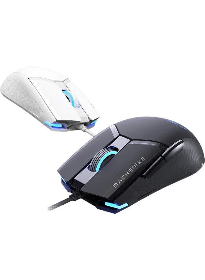 MACHENIKE ماوس ألعاب سلكي كبير M7Pro خفيف الوزن 1000Hz باللون الأسود - Image 2