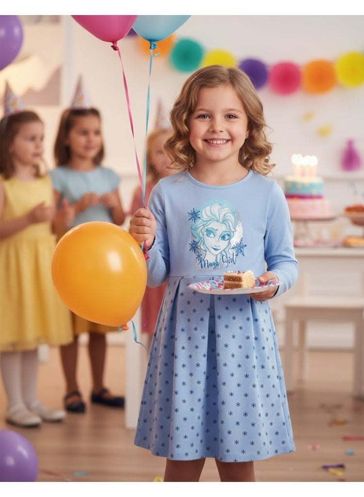 Disney Frozen elsa long-sleeve dress for girls  by Kids TV - Image 2