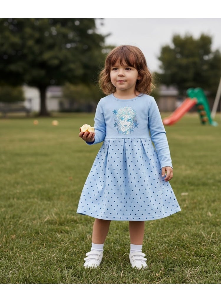 Disney Frozen elsa long-sleeve dress for girls  by Kids TV - Image 3