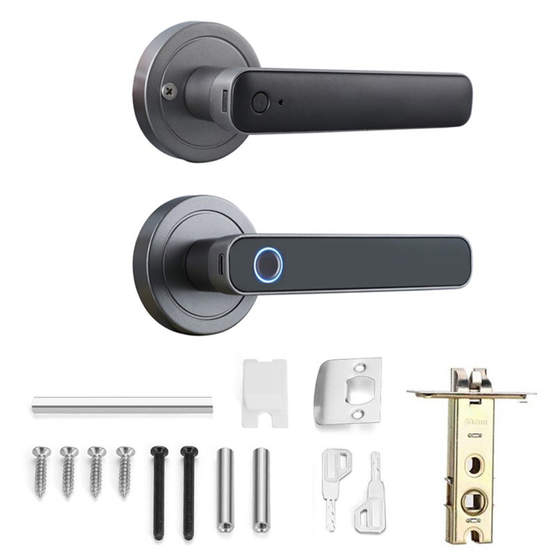WAFU Fingerprint Door Lock 2 Unlocked Ways Key Unlocking for Homes Apartments - Image 1