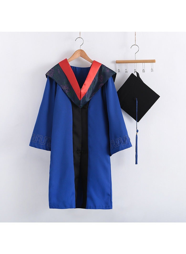 general Graduation Gown Set – Bachelor/Master/Doctorate Academic Regalia with Hood & Cap for Men & Women - Image 1