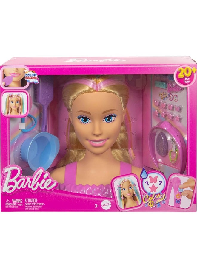 Barbie Barbie Color Reveal Styling Head Playset - Blonde Hair  - Image 1