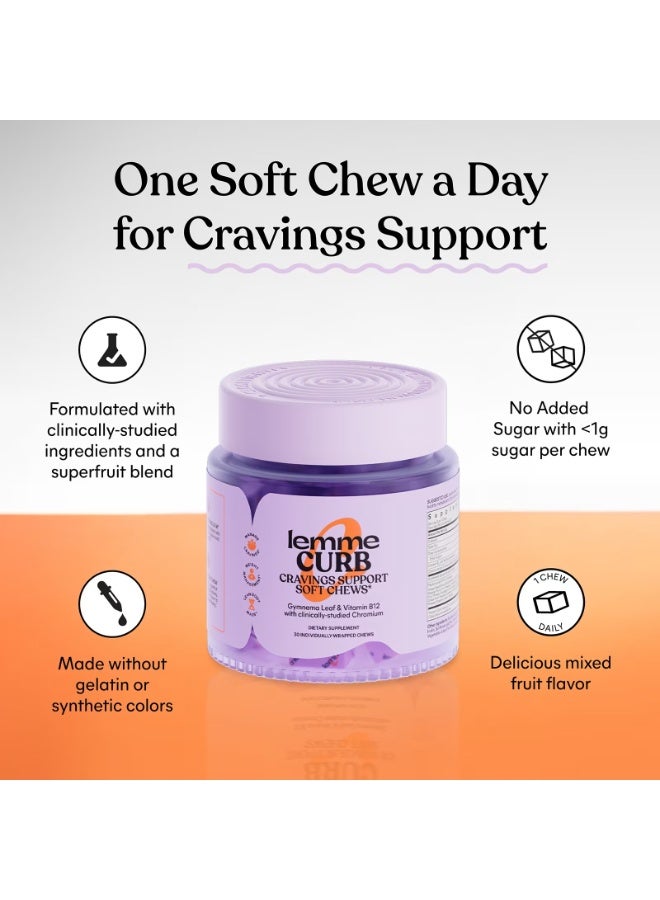Lemme Curb, Cravings Support, Mixed Fruit, 30 Individually Wrapped Chews - Image 5