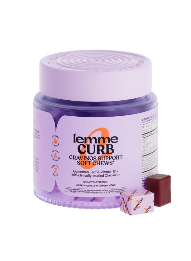 Lemme Curb, Cravings Support, Mixed Fruit, 30 Individually Wrapped Chews - Image 2
