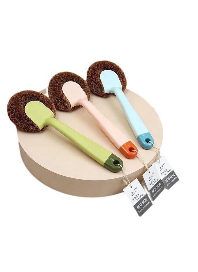 Home Care Kitchen small tools home-made hand-held hand-washed pots for kitchen-free home-made daily cleaning pot brushes Assorted Color  - Image 1