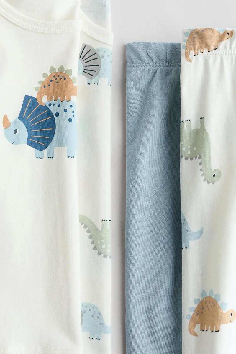H&M 2-pack printed cotton pyjamas
