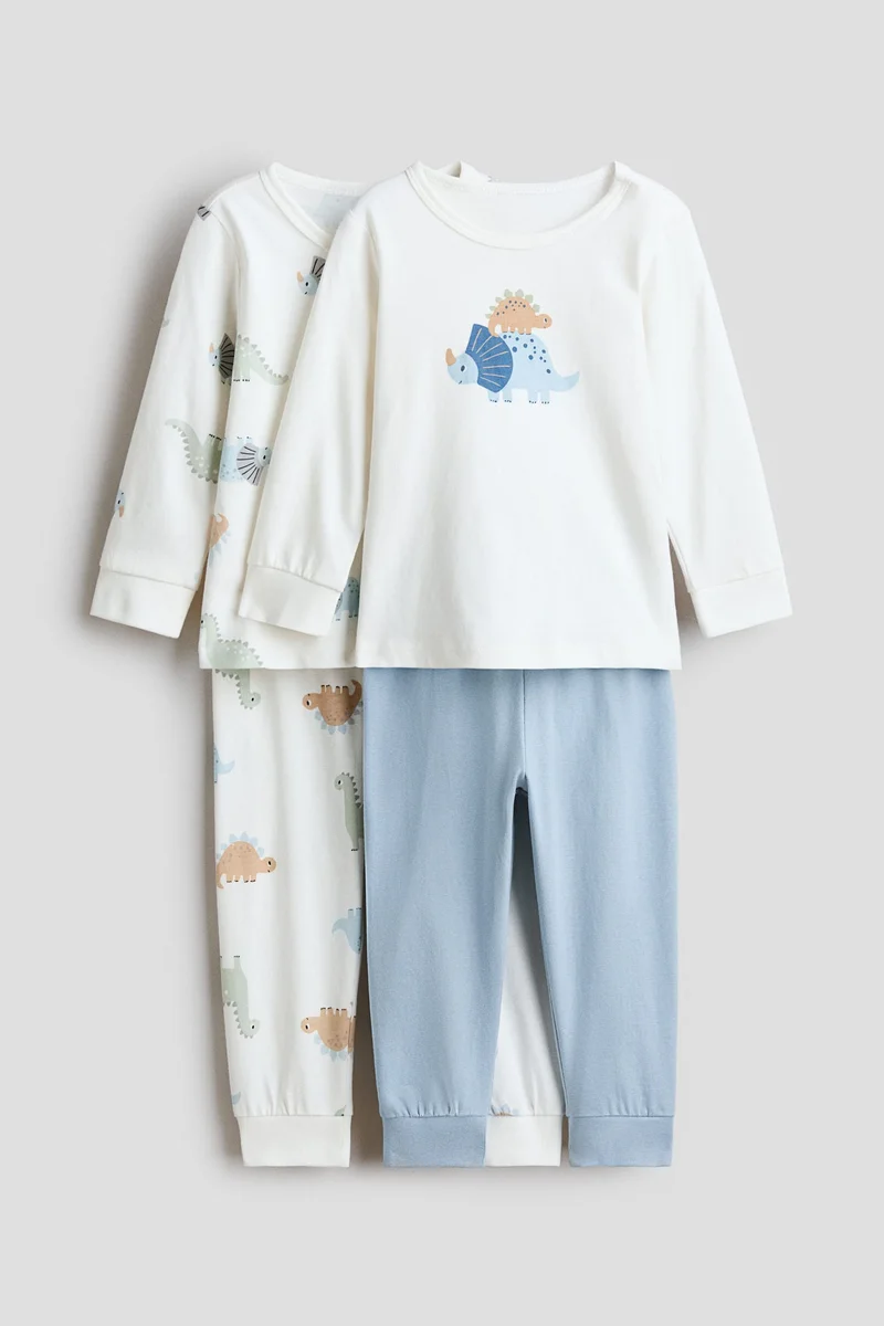 H&M 2-pack printed cotton pyjamas