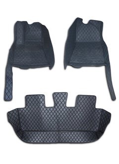 Clevisco Tesla Mats for Model Y  Waterproof, All Weather, Full Vegan Leather Carpet. Includes Rear and Front Mats in Black