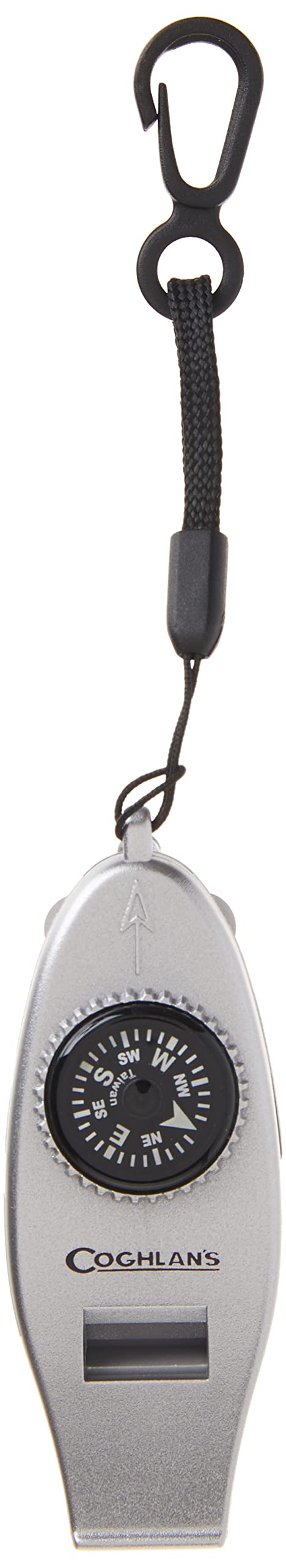 Coghlan's Six-Function Whistle with LED Light,Silver - Image 1