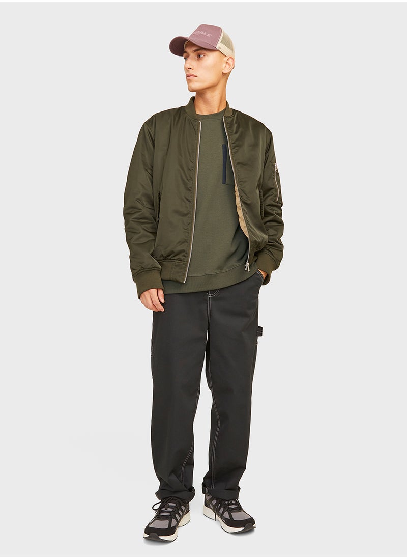JACK & JONES سويت شيرتات جيب أمامي الأساسية  - Image 5