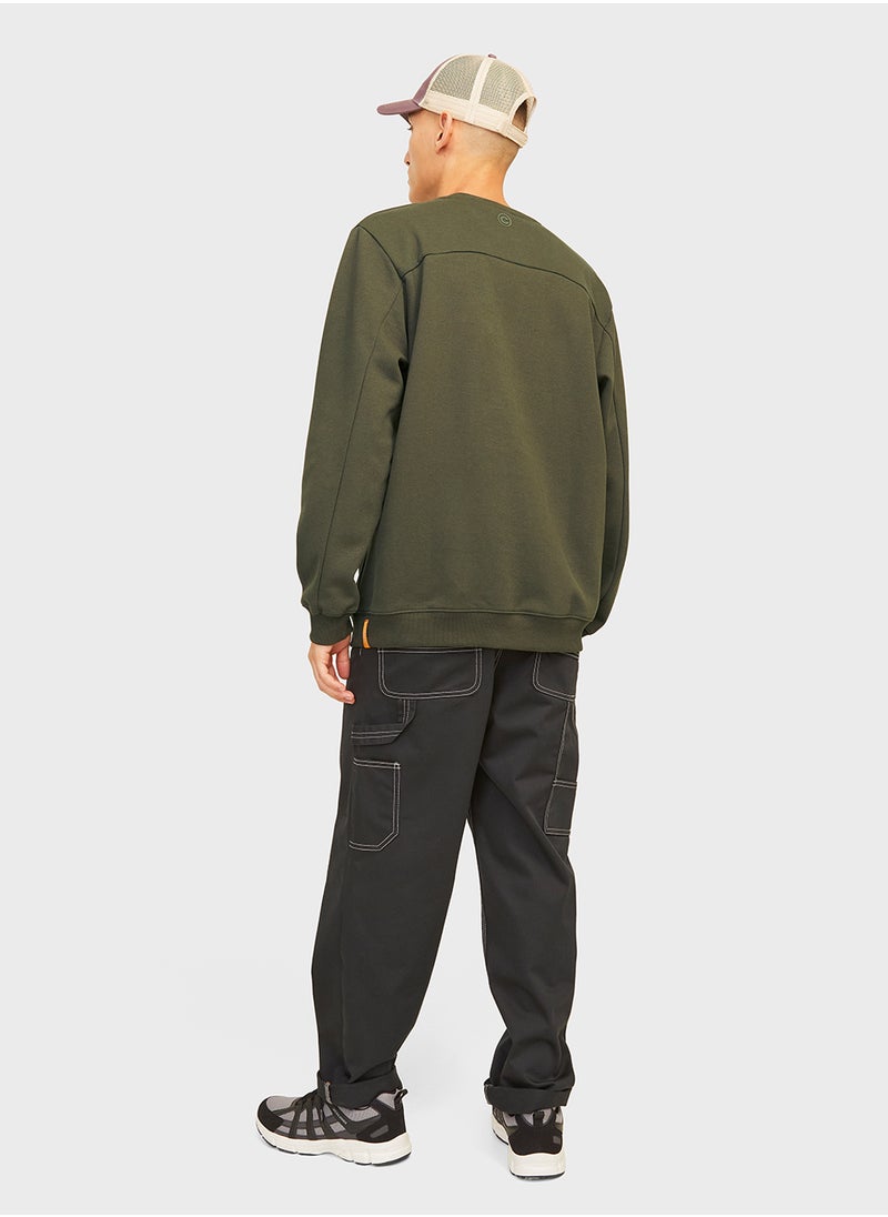 JACK & JONES سويت شيرتات جيب أمامي الأساسية  - Image 2