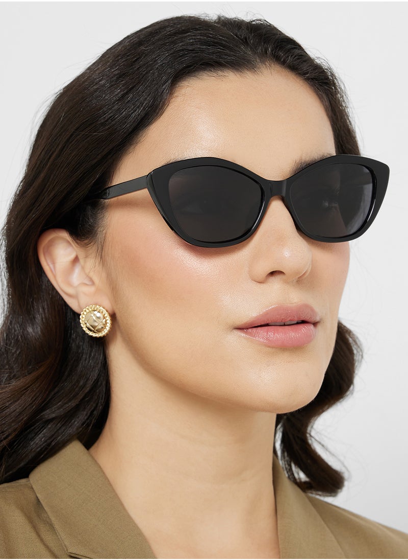 Polarized Angular Cat Eye Sunglasses