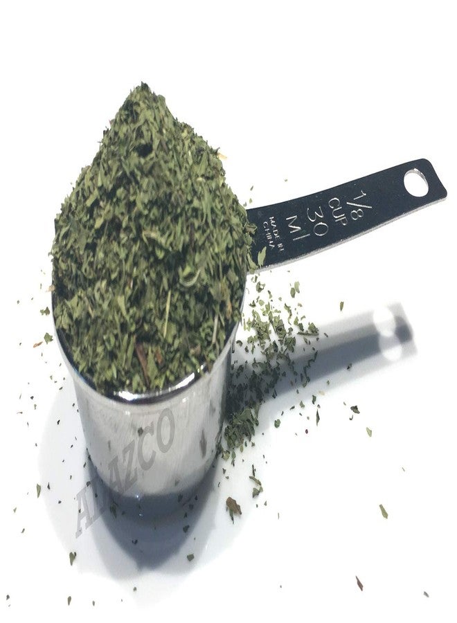 ALAZCO 6pc STAINLESS STEEL ALAZCO COFFEE MEASURING SCOOP 1/8 CUP - Kitchen Baking Cooking Measuring Scoop Spice Herbs Salt Sugar Flour Cocoa Protein Powder Keto Cream Scoop - Image 2