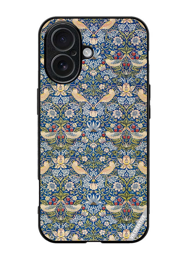 Protective Case Cover For Apple iPhone 17 Splash Flower Design Multicolour