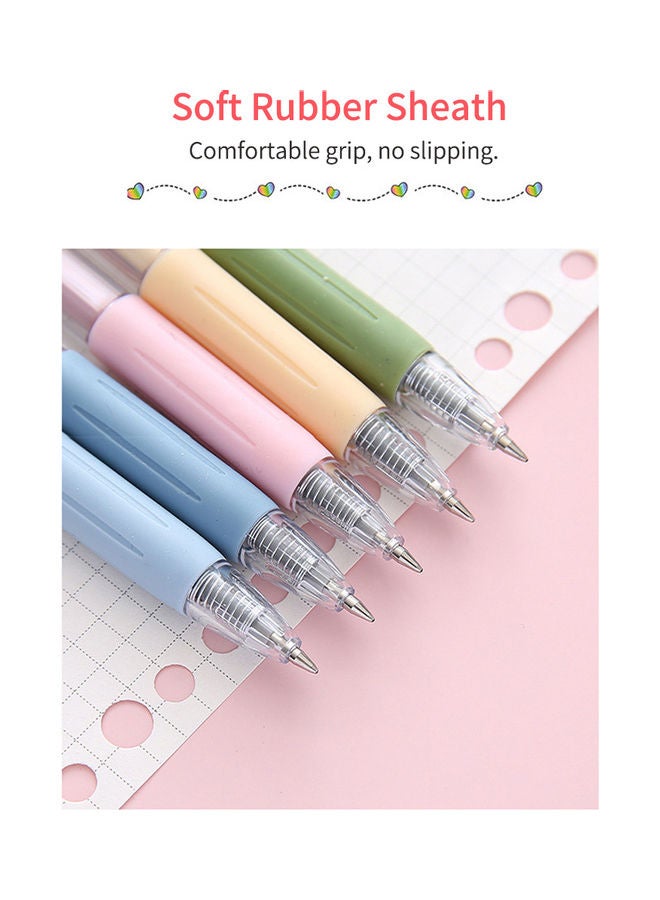NIBEMINENT 6-Piece Retractable Gel Ink Pens Multicolour - Image 5