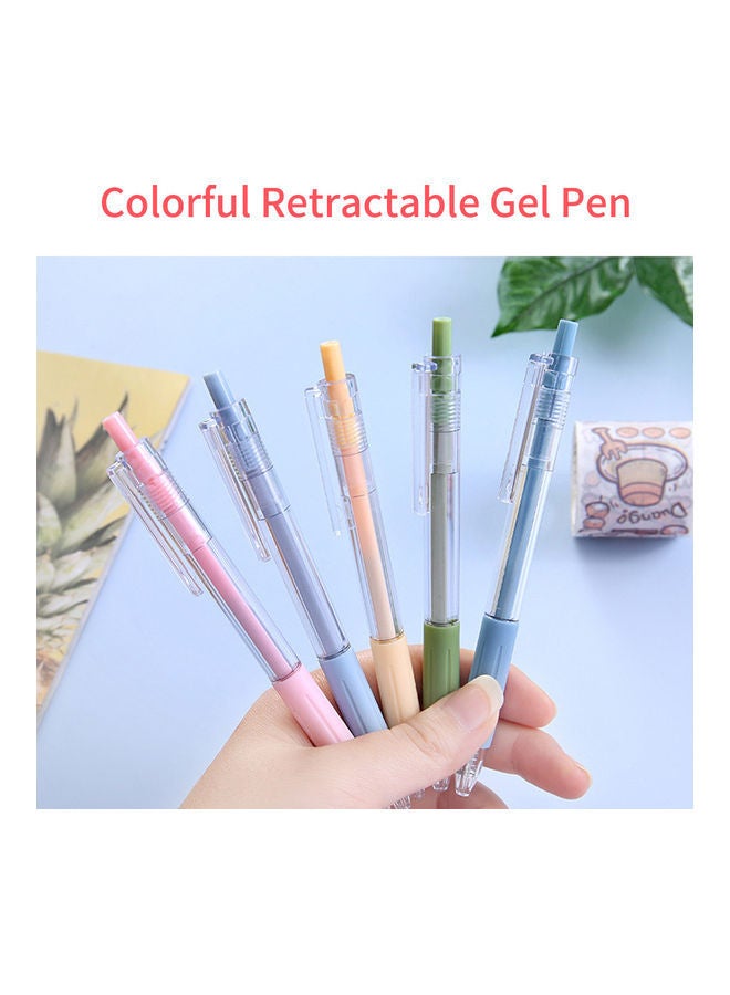 NIBEMINENT 6-Piece Retractable Gel Ink Pens Multicolour - Image 4
