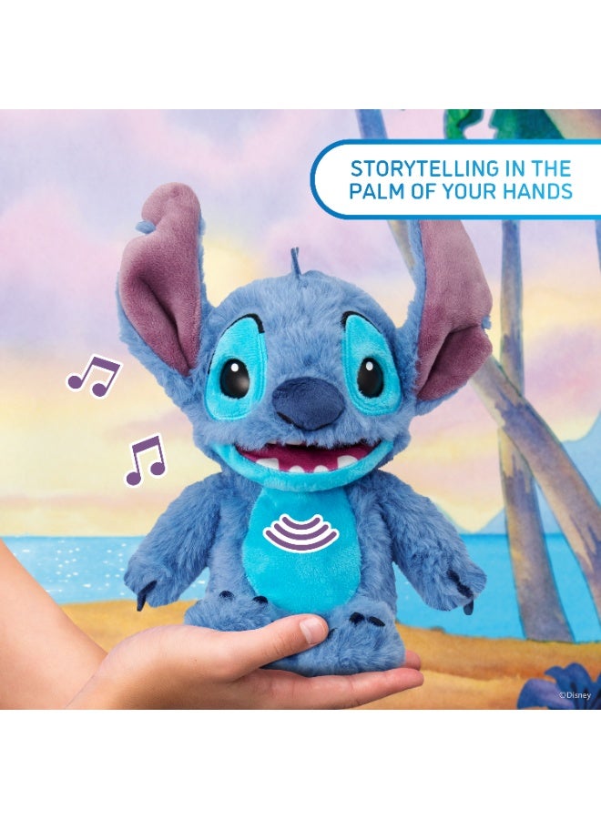 Disney Stitch RealFX Palm Puppetronic | Lilo & Stitch | Puppet | Interactive Plush Toy | Soft Toy | 40+ Sounds & Actions | Moving Mouth, Blinking Eyes, Head Sensor, Speech & Sounds | Premium Gift for Kids and Adult Collectors - Image 5
