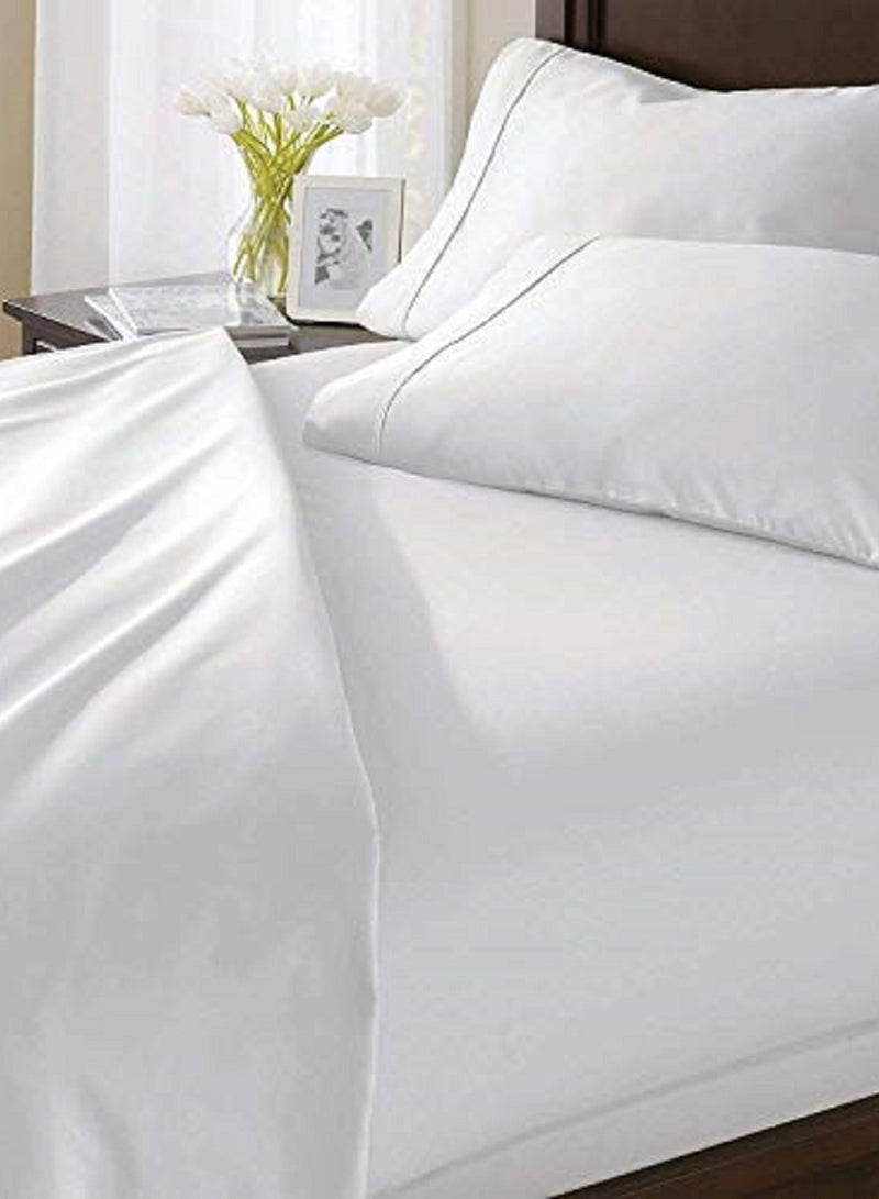 Asraar Luxury Sleep Essentials 6-Piece Set – Includes 2 Prime Pillows 75 x 50cm, 1 Mattress Protector 180 x 200cm, 2 Pillow Protectors 75 x 50cm, and 1 Bed Sheet 180 x 200cm – Perfect Bedding Bundle for a Restful Sleep – Soft and High-Quality Materials  - Image 4