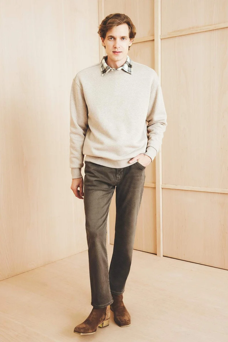 Defacto Relax Fit Long Sleeve Sweatshirt