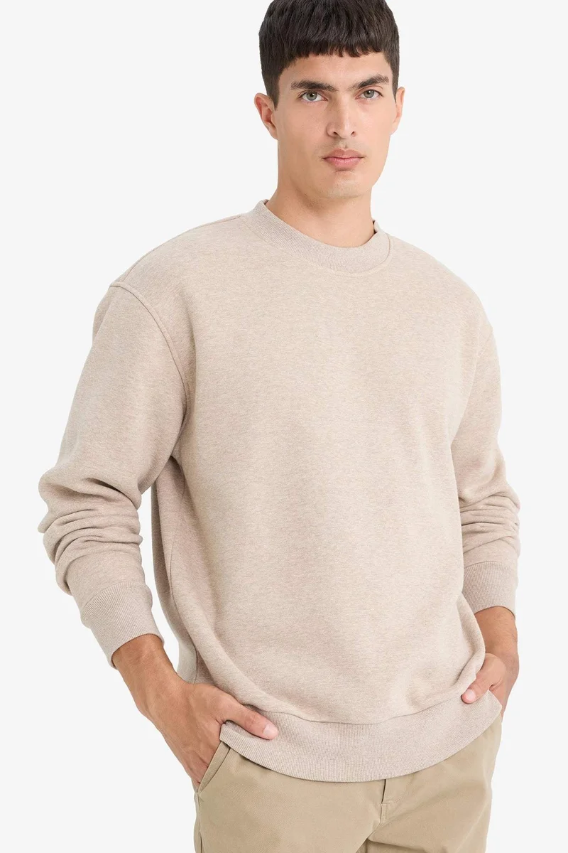 Defacto Relax Fit Long Sleeve Sweatshirt