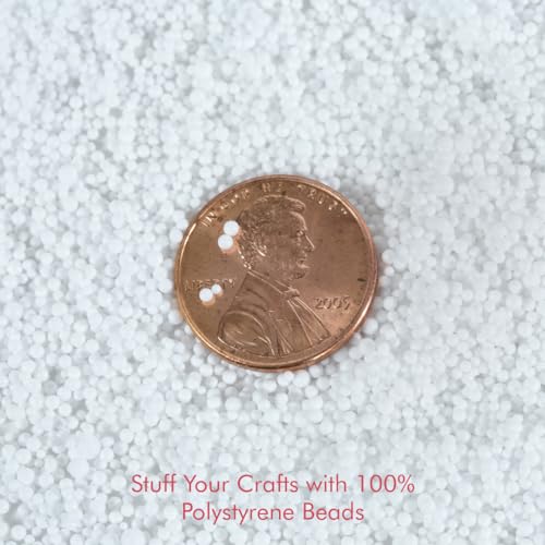 Poly-Fil Fairfield Poly-Fil Mini, Premium Micro Bead Filler, Polystyrene Stuffing Beads, Soft Pillow Stuffing, Bean Bag Filler, Stuffing for Stuffed Animals, Toys, and Dolls, Ideal for Floam and Slime, 8 Liters - Image 3