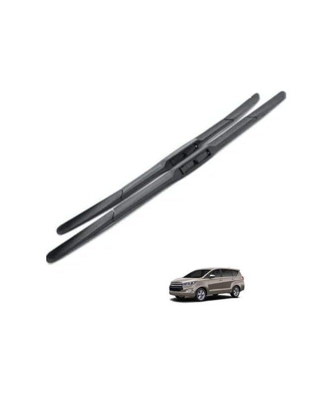 AWB® Front Hybrid Wiper Blades Compatible with Toyota Innova Crysta Size 26"16"(Pack of 2) - Image 1