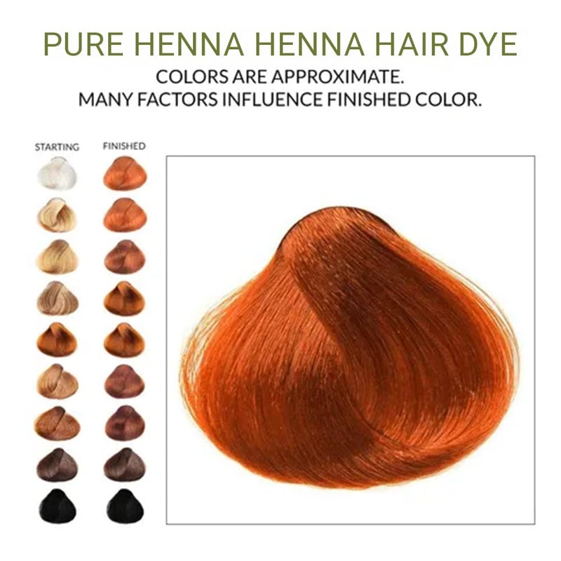 The Henna Guys 300 Grams - 100% Pure Henna Powder For Hair Dye - Red Henna Hair Color, Best Red Henna For Hair - The Henna Guys - Image 5