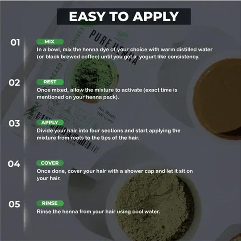 The Henna Guys 300 Grams - 100% Pure Henna Powder For Hair Dye - Red Henna Hair Color, Best Red Henna For Hair - The Henna Guys - Image 4