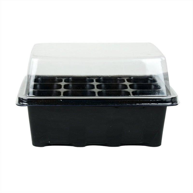 Gardeningwill 3 Sets of Plant Seedling Starting 12 Cells per Trays Starter Kit Box with Dome - Image 3