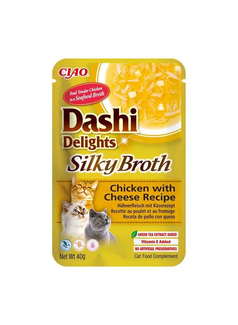 INABA Dashi Delights Silky Broth Chicken With Cheese Recipe 40 g - Image 1