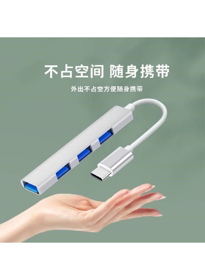 نيوترل موسع منفذ متعدد لوحة مفاتيح الكمبيوتر المحمول - محطة توسعة متعددة الوظائف مع فلاش يو إس بي مسطح واحد لأربعة منافذ يو إس بي 3.0 - Image 4