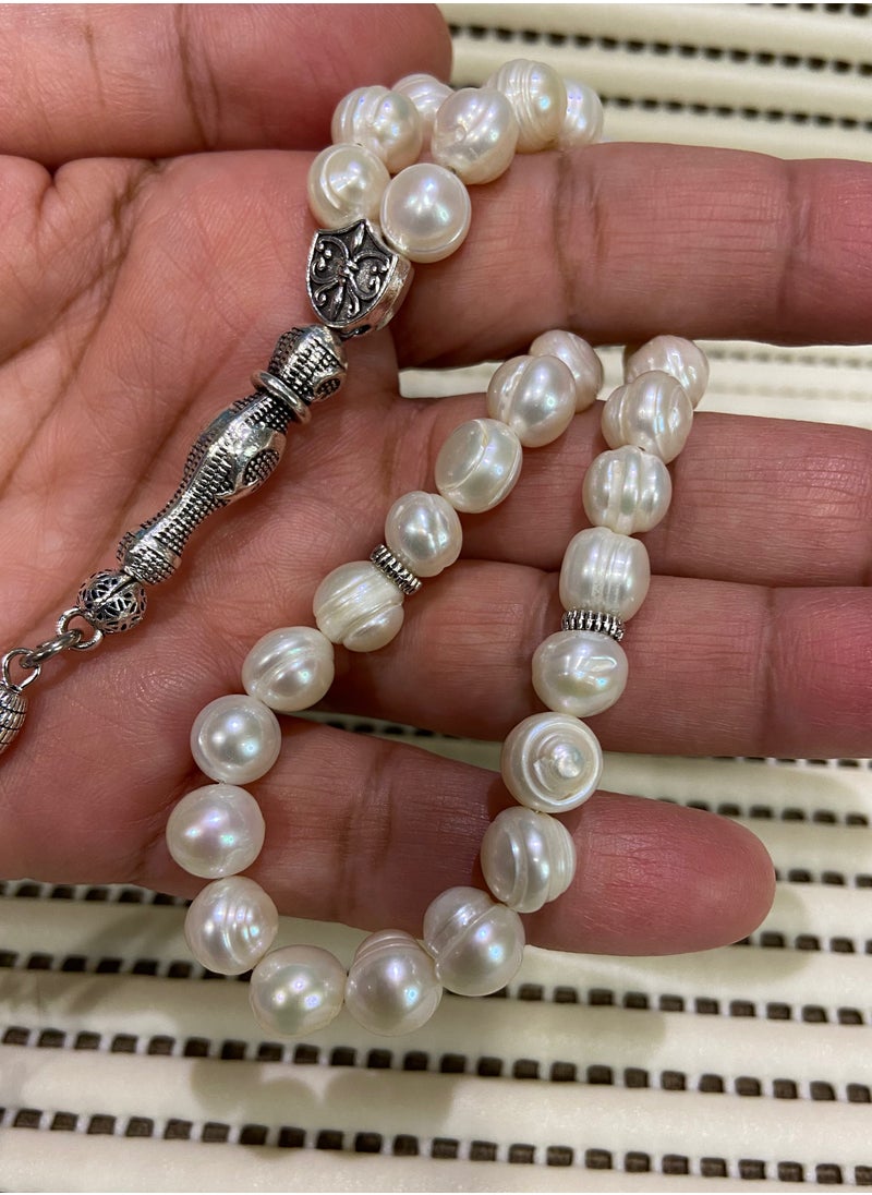 100% Natural Pearl Prayer Beads For Men 35 Beads - pzsku/Z0F72A6482872E2C4F2EBZ/45/_/1699270205/0a3284b6-bab3-40d8-928d-b6036ba90466