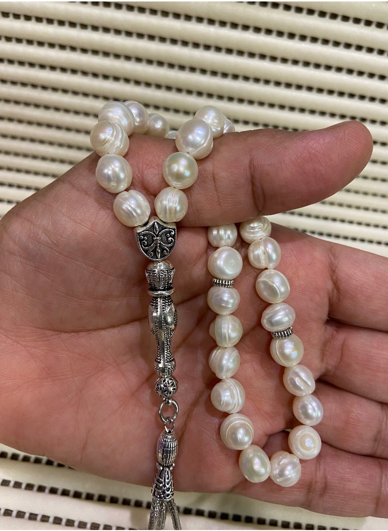 100% Natural Pearl Prayer Beads For Men 35 Beads - pzsku/Z0F72A6482872E2C4F2EBZ/45/_/1703010051/dea8b4c6-dfee-4bf9-b2ef-fcacf4cdc6d4