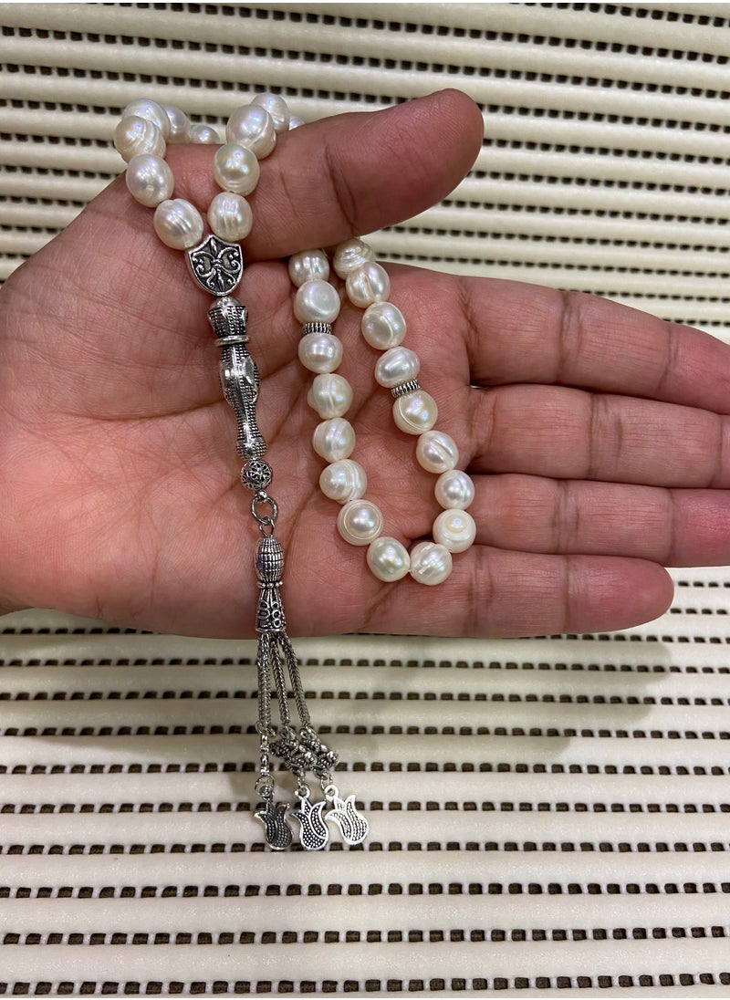 100% Natural Pearl Prayer Beads For Men 35 Beads - pzsku/Z0F72A6482872E2C4F2EBZ/45/_/1703010054/21b63224-4162-4616-8649-cfb61daca784