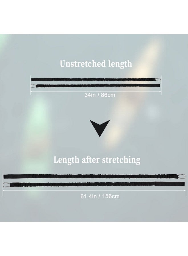 AIEX 2Pcs Kayak Paddle Leash, 3461 Inches Stretchable Paddle Straps With Carabiner Paddle Lanyard Stretch Kayak Rope For Canoe Boat Surf Board Fishing Rod - Image 5