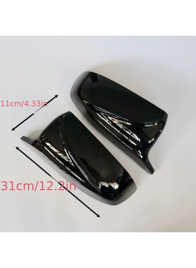 E70 Modified Mirror With Carbon Pattern ABS High Gloss Black For 2007 2013 Models - Image 2