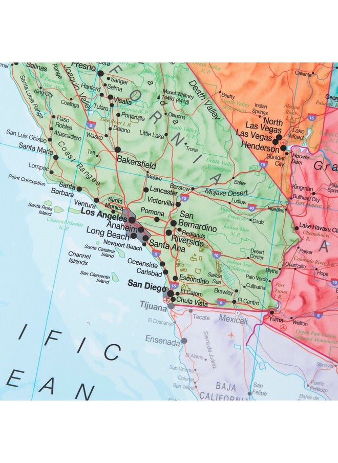 Maps International Large Political Usa Wall Map - Laminated - 36 X 48  - Image 4