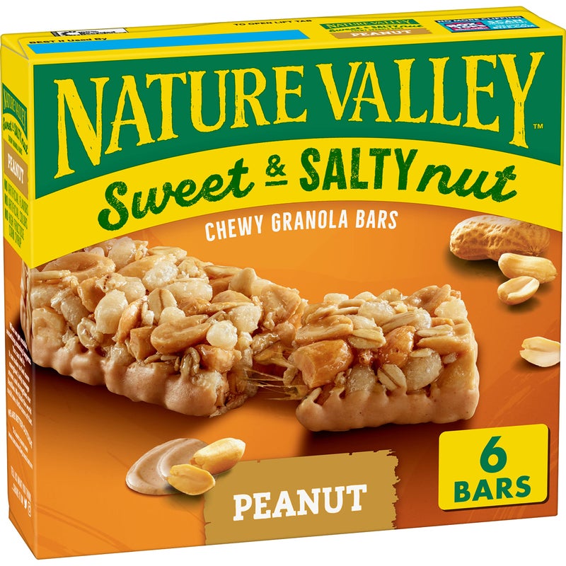 Nature Valley Sweet and Salty Nut Granola Bars, Peanut, 6 Bars, 7.2 oz - Image 4