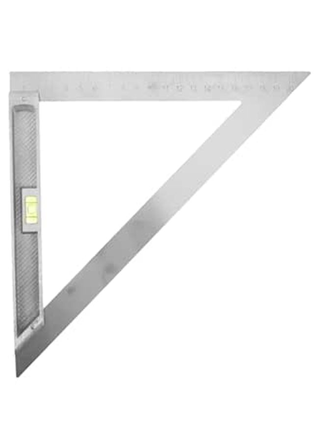 Sturdy Metal Triangle Ruler 90 Degree Level for Woodworking and Layout Tasks - Image 1
