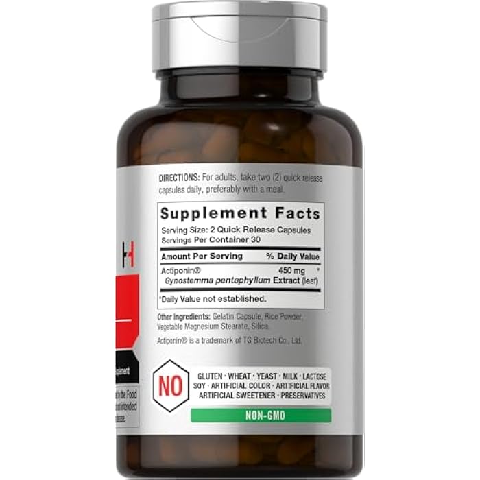 Horbäach AMPK Metabolic Activator 450 mg | 60 Capsules | Non-GMO, Gluten Free - Image 2