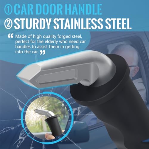 Milifox Car Door Handle for Elderly - Vehicle Support Handle Assist for Handicapped,Portable Auto Support Door Handle Suitable for Seniors, Handicap,Injured - Image 3